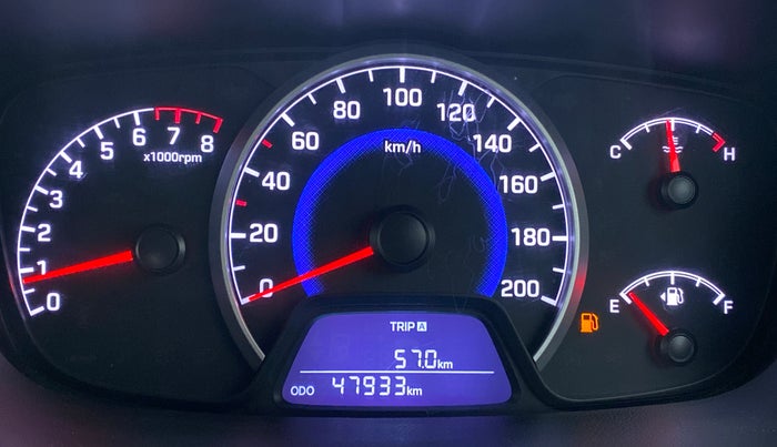 2017 Hyundai Grand i10 ASTA 1.2 KAPPA VTVT, Petrol, Manual, 47,974 km, Odometer Image
