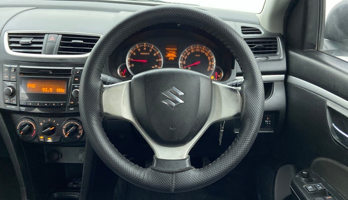 2014 Maruti Swift VXI D, Petrol, Manual, 1,08,102 km, Steering Wheel Close Up