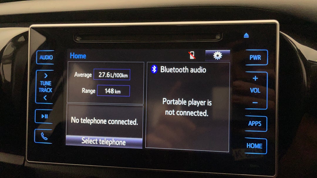 2019 Toyota Hilux Sr Hi-rider, Automatic, 147032 km, Infotainment System