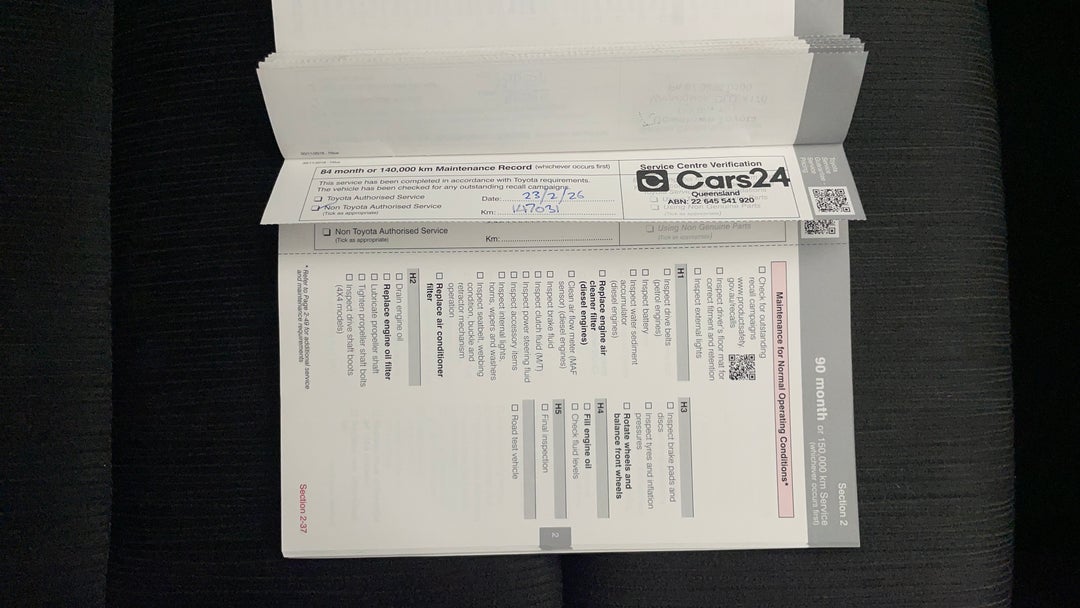 2019 Toyota Hilux Sr Hi-rider, Automatic, 147032 km, Service History