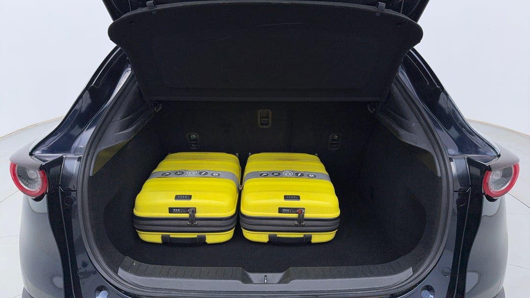 Boot Inside View with Luggage