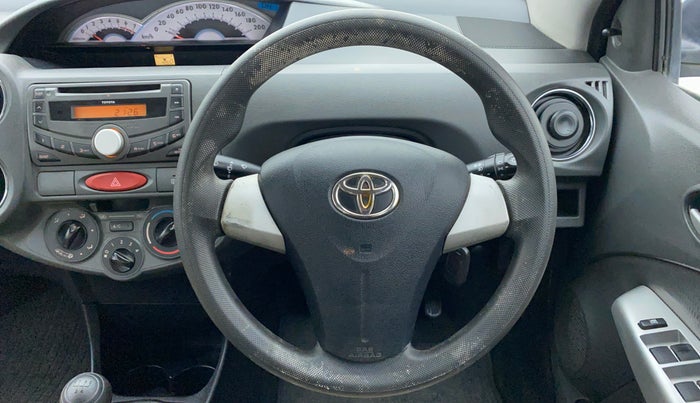 2012 Toyota Etios VD, Diesel, Manual, 40,451 km, Steering Wheel Close-up