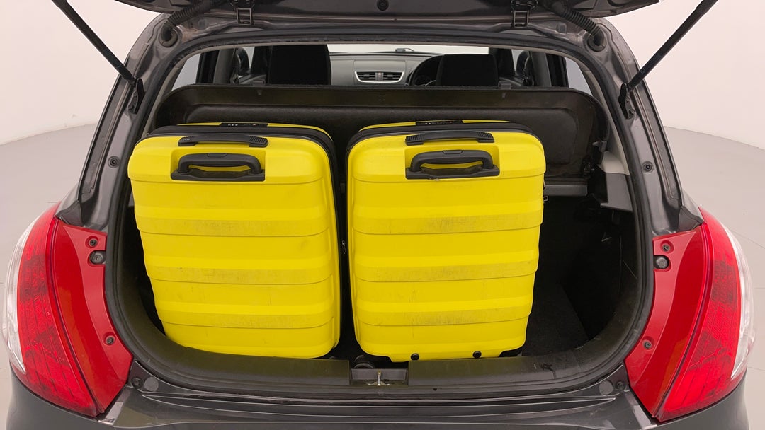 Boot Inside View with Luggage