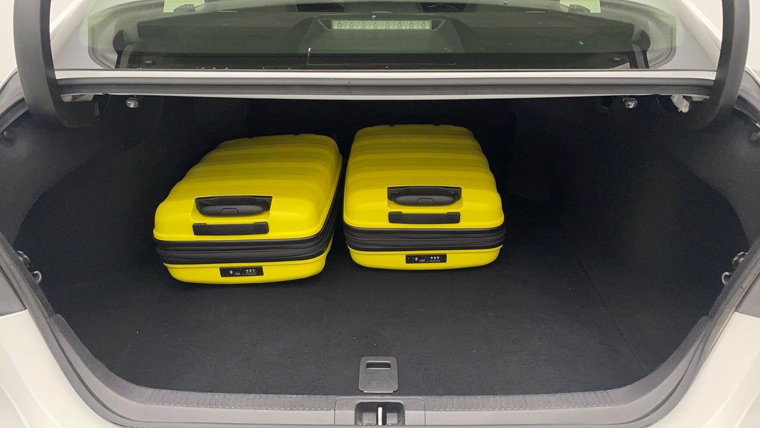 Boot Inside View with Luggage