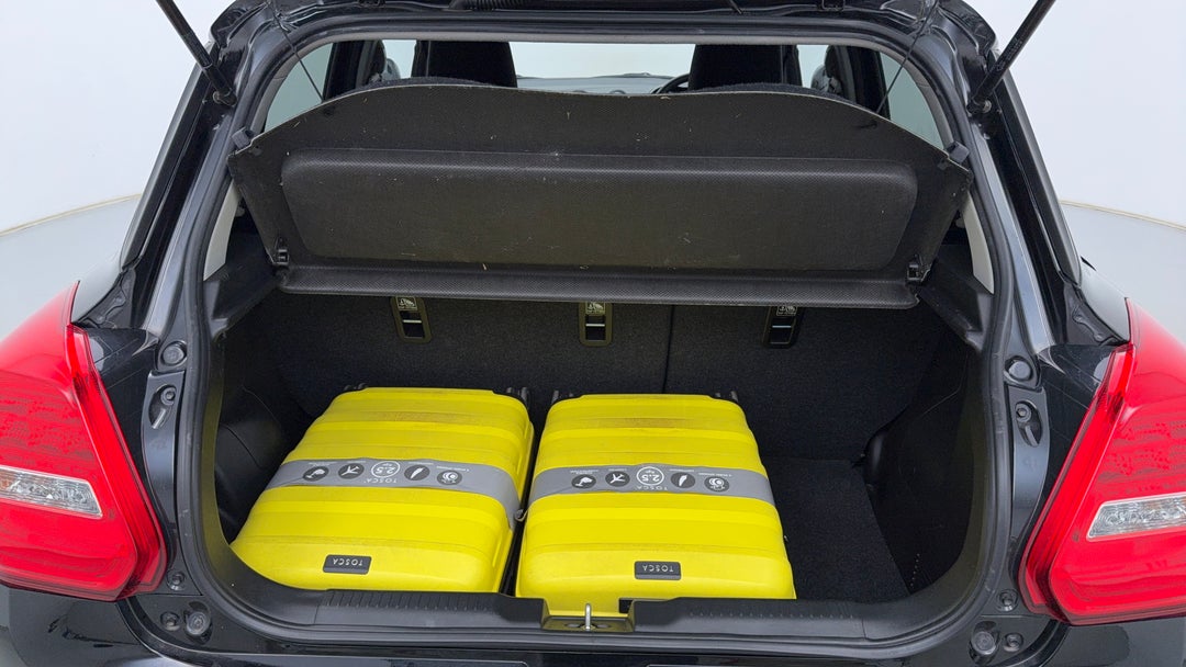 Boot Inside View with Luggage