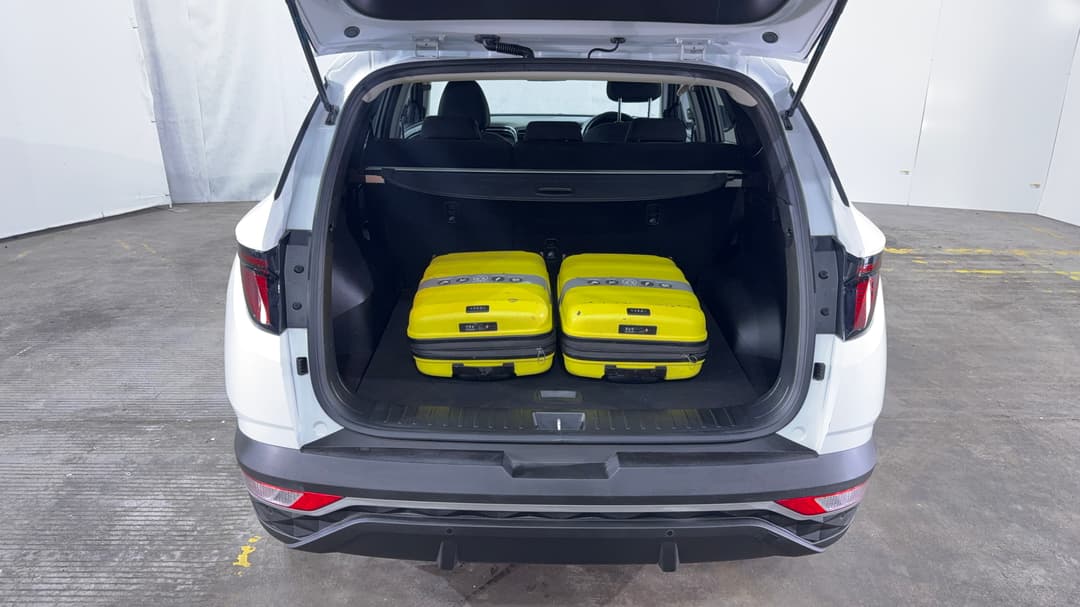 Boot Inside View with Luggage