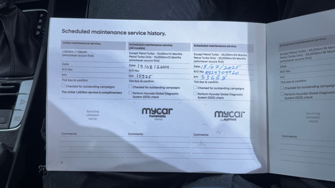 Service History