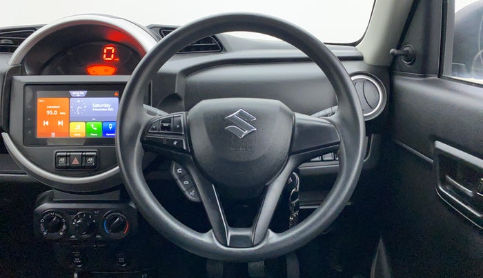 2021 Maruti S PRESSO VXI PLUS, Petrol, Manual, 102 km, Steering Wheel Close Up