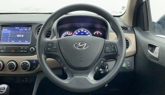 2018 Hyundai Grand i10 SPORTZ 1.2 KAPPA VTVT, CNG, Manual, 19,230 km, Steering Wheel Close Up