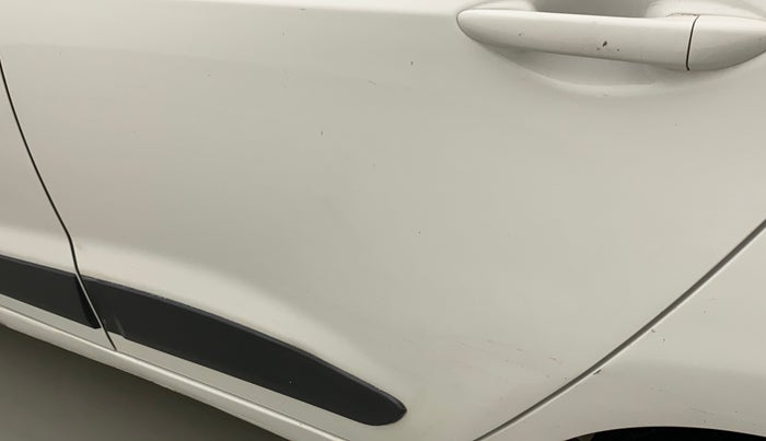 2018 Hyundai Grand i10 SPORTZ 1.2 KAPPA VTVT, CNG, Manual, 19,230 km, Rear left door - Minor scratches