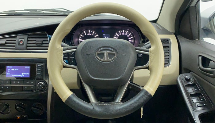 2015 Tata Zest XMS RT, Petrol, Manual, 69,390 km, Steering Wheel Close Up