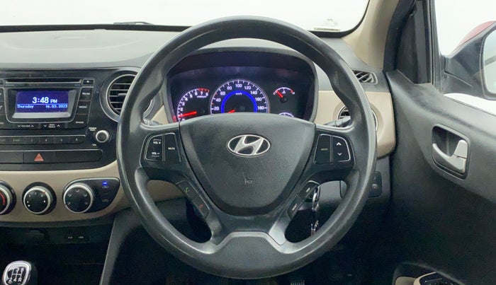 2015 Hyundai Grand i10 SPORTZ 1.2 KAPPA VTVT, Petrol, Manual, 56,871 km, Steering Wheel Close Up