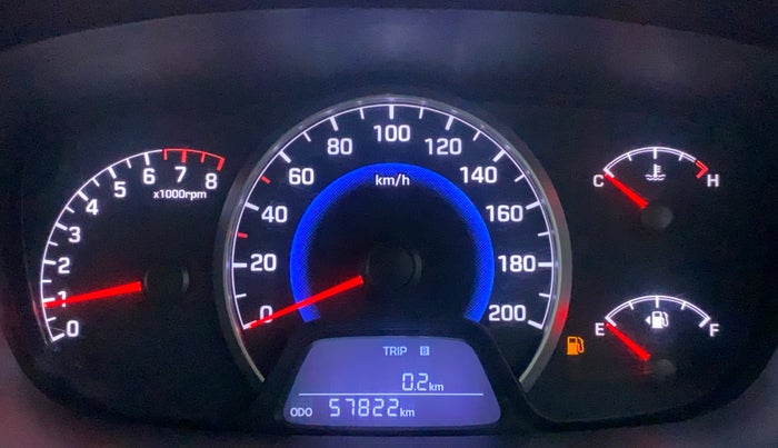 2014 Hyundai Grand i10 SPORTZ 1.2 KAPPA VTVT, Petrol, Manual, 57,821 km, Odometer Image