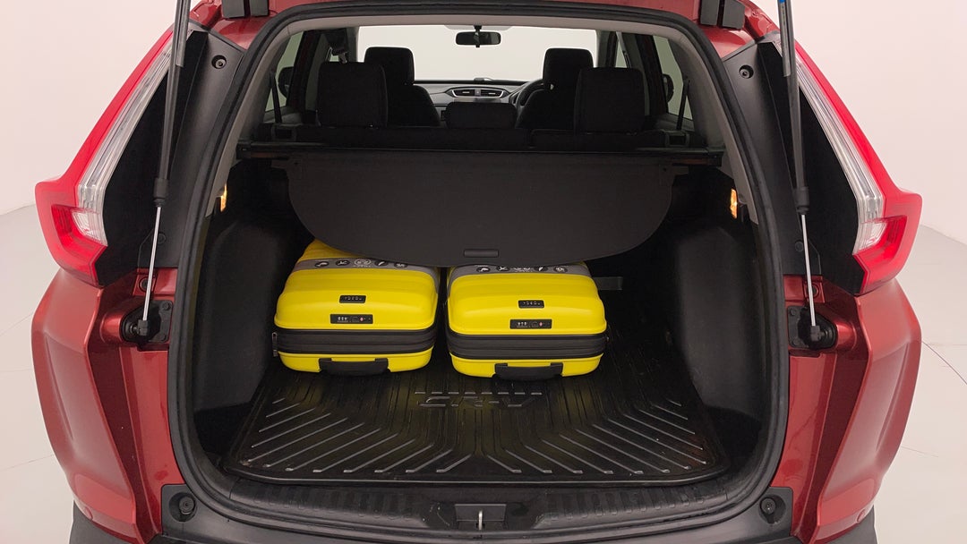 Boot Inside View with Luggage