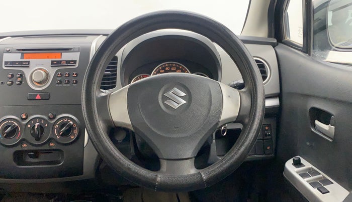 2011 Maruti Wagon R 1.0 VXI, Petrol, Manual, 86,076 km, Steering Wheel Close Up