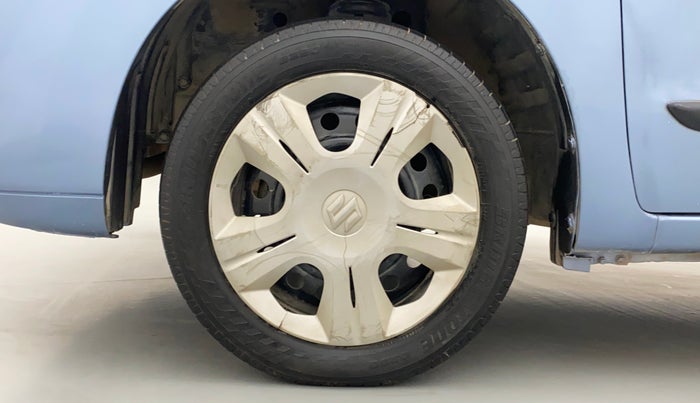 2011 Maruti Wagon R 1.0 VXI, Petrol, Manual, 86,076 km, Left Front Wheel