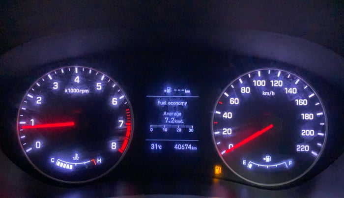 2018 Hyundai Elite i20 ASTA 1.2 (O), Petrol, Manual, 40,464 km, Odometer Image