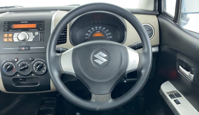 2014 Maruti Wagon R 1.0 LXI CNG, CNG, Manual, 66,218 km, Steering Wheel Close Up