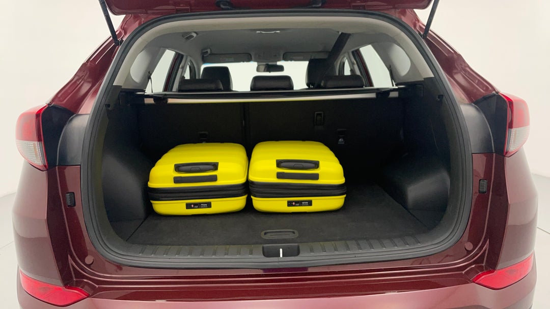 Boot Inside View with Luggage