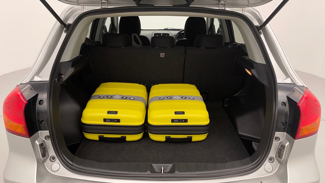 Boot Inside View with Luggage