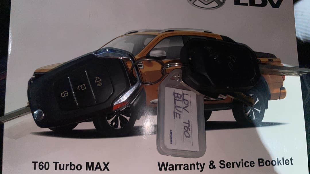 2022 LDV T60 Max Pro (4x4), Automatic, 58961 km, Key Close-up