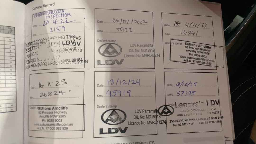 2022 LDV T60 Max Pro (4x4), Automatic, 58961 km, Service History