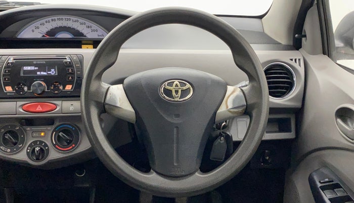 2011 Toyota Etios Liva G, Petrol, Manual, 73,396 km, Steering Wheel Close Up