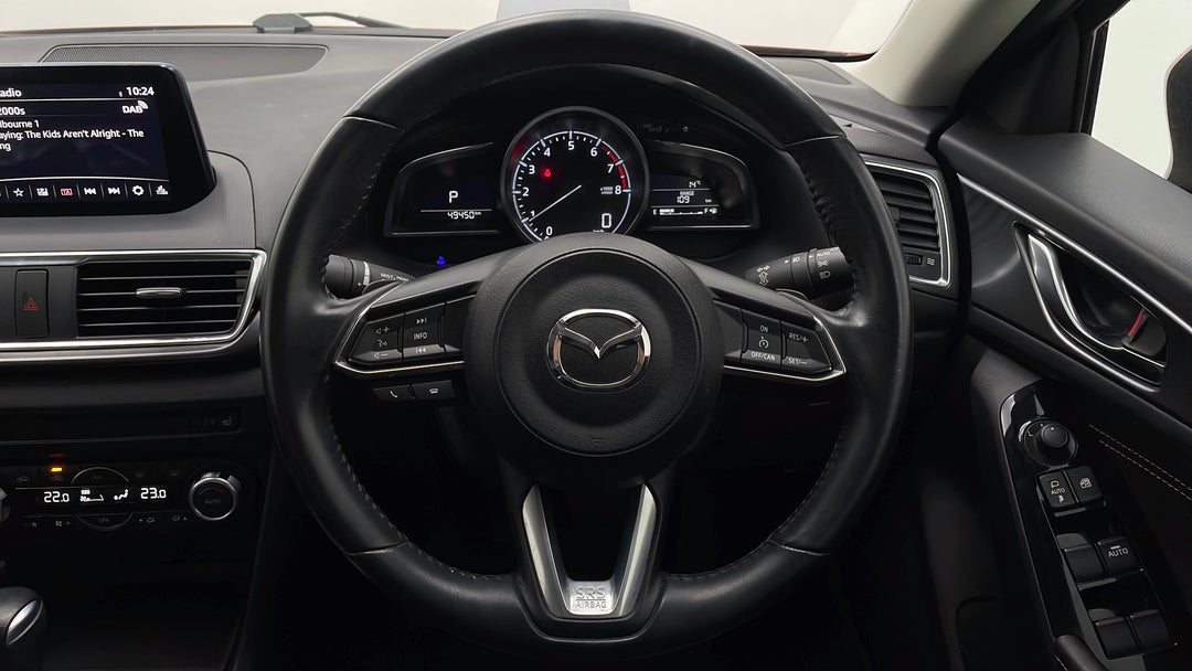 2017 Mazda 3 Sp25 Gt, Automatic, 49450 km, Steering Wheel Close-up
