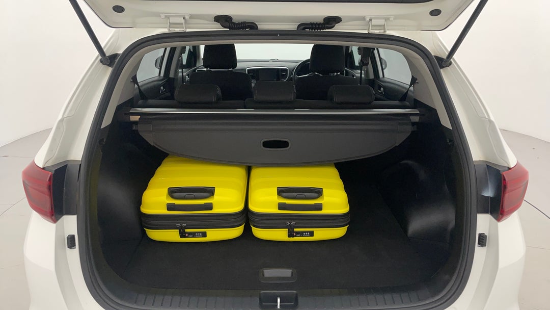 Boot Inside View with Luggage