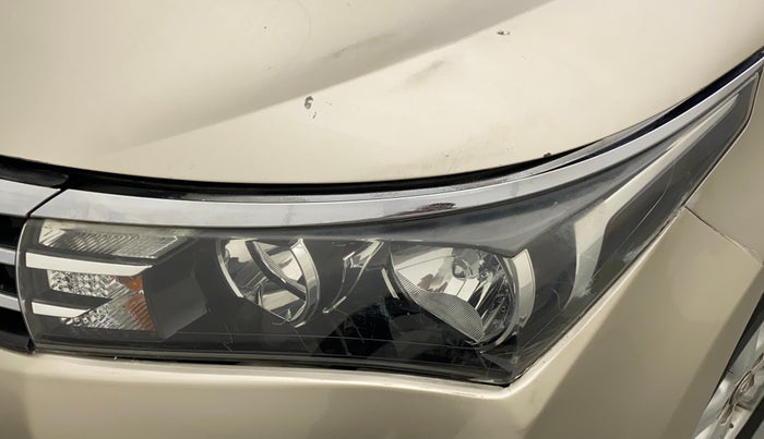2015 Toyota Corolla Altis G CVT PETROL, Petrol, Automatic, 63,857 km, Left headlight - Minor scratches
