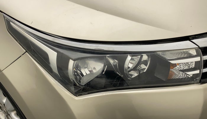 2015 Toyota Corolla Altis G CVT PETROL, Petrol, Automatic, 63,857 km, Right headlight - Minor scratches