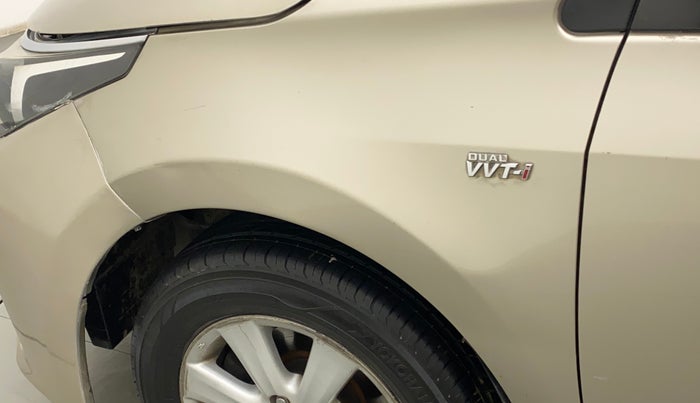 2015 Toyota Corolla Altis G CVT PETROL, Petrol, Automatic, 63,857 km, Left fender - Slightly dented