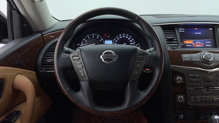 Nissan Patrol-Steering Wheel Close-up