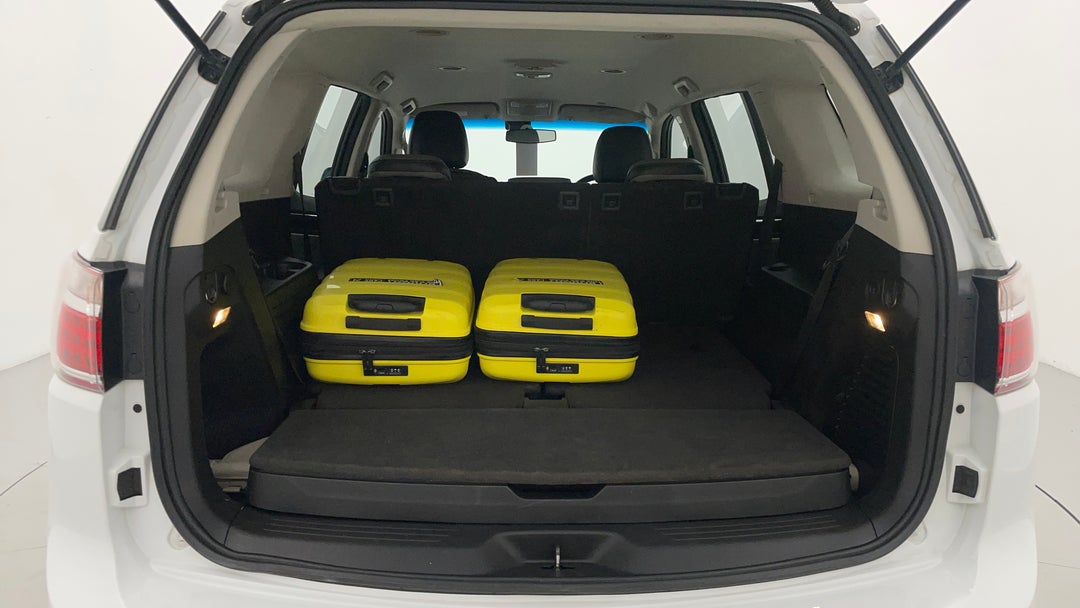 Boot Inside View with Luggage