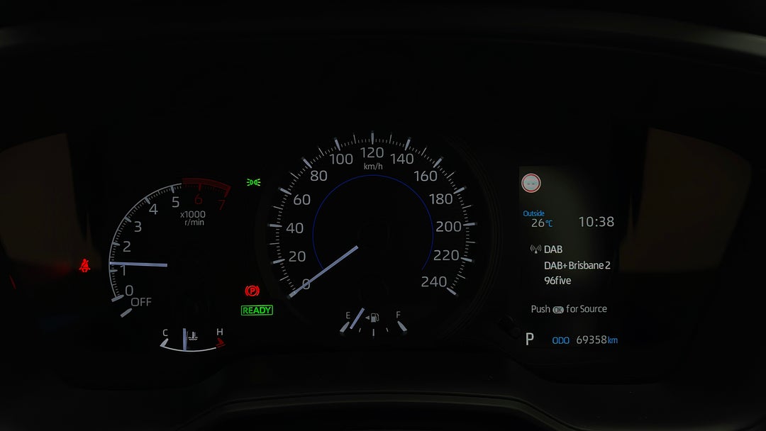2018 Toyota Corolla Ascent Sport Hybrid, Automatic, 69358 km, Odometer View
