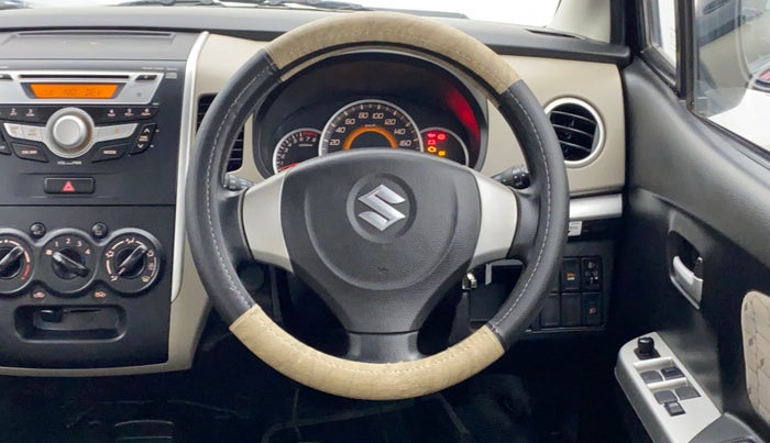 2015 Maruti Wagon R 1.0 VXI, Petrol, Manual, 16,090 km, Steering Wheel Close-up