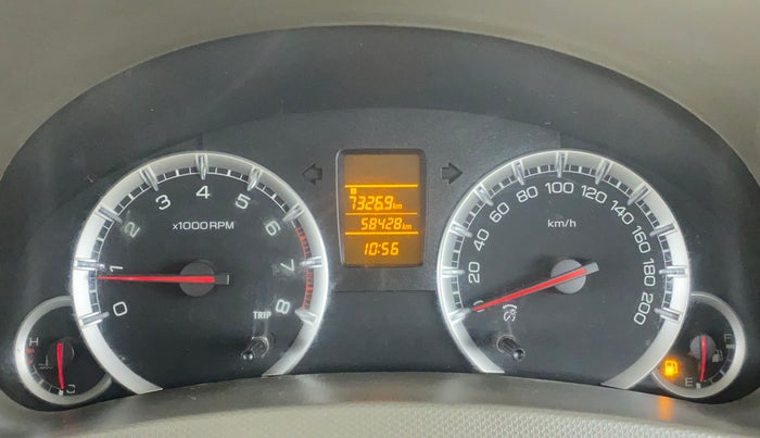 2016 Maruti Ertiga VXI, Petrol, Manual, 58,527 km, Odometer Image