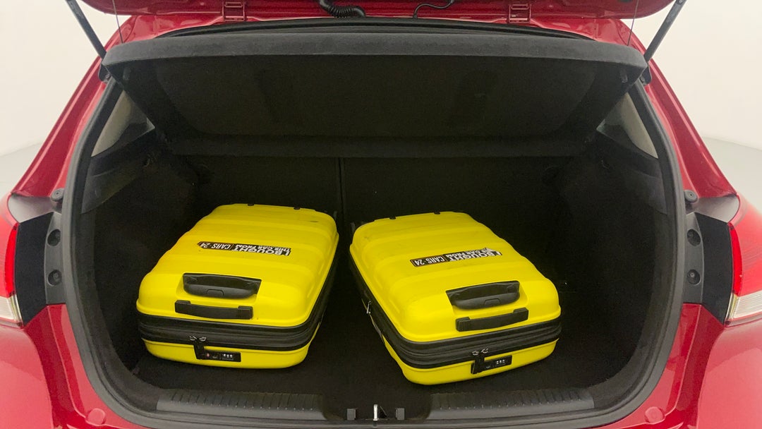 Boot Inside View with Luggage