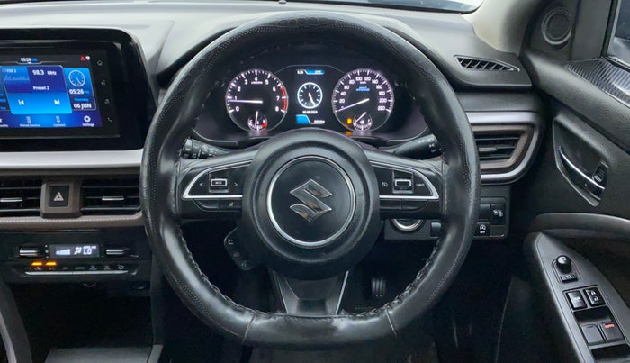 2022 Maruti BREZZA ZXI SMART HYBRID , Petrol, Manual, 66,111 km, Steering Wheel Close Up