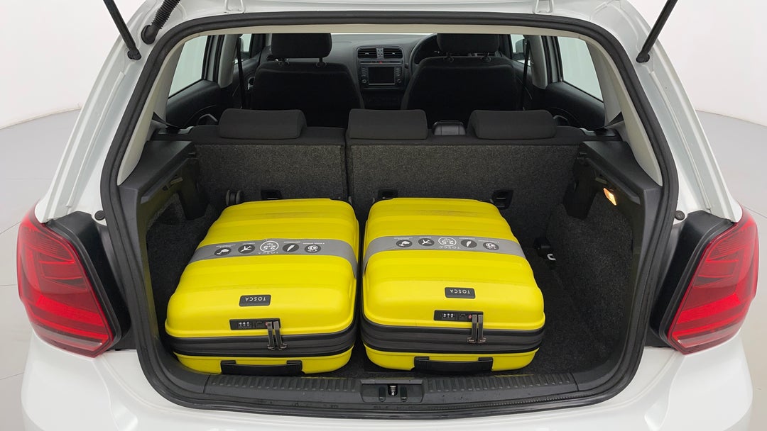Boot Inside View with Luggage