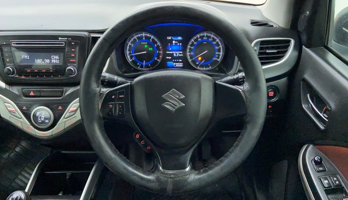 2016 Maruti Baleno ZETA 1.2 K12, Petrol, Manual, 83,607 km, Steering Wheel Close Up
