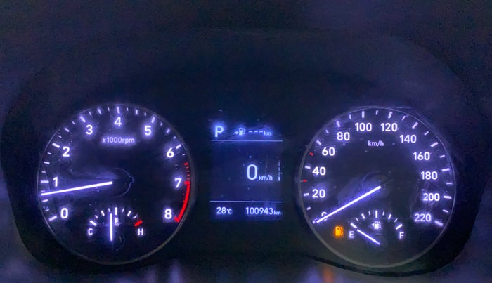 2017 Hyundai Verna 1.6 VTVT SX (O) AT, Petrol, Automatic, 1,01,051 km, Odometer Image