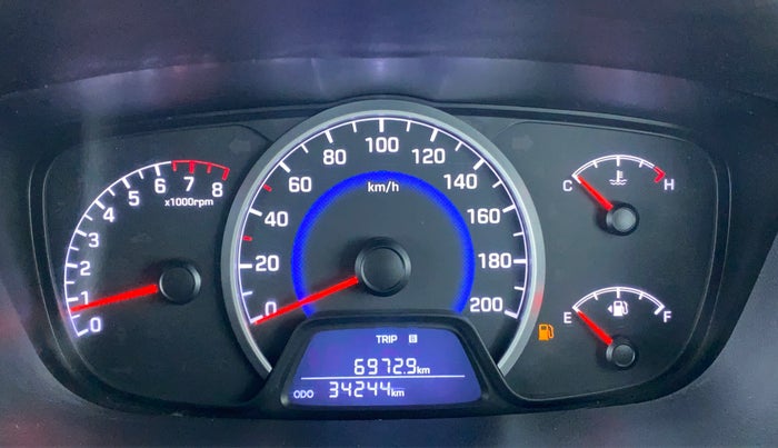 2017 Hyundai Grand i10 ASTA 1.2 KAPPA VTVT, Petrol, Manual, 34,541 km, Odometer Image