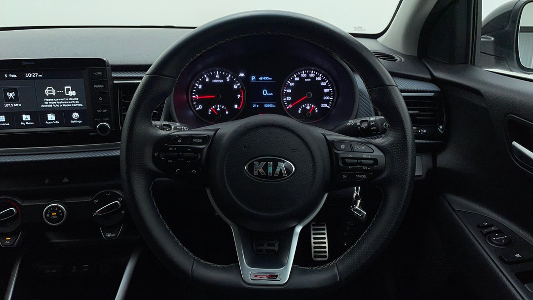 2019 Kia Rio Gt-line, Automatic, 32642 km, Steering Wheel Close-up