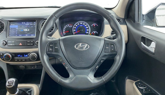 2017 Hyundai Grand i10 ASTA 1.2 KAPPA VTVT, Petrol, Manual, 25,026 km, Steering Wheel Close Up
