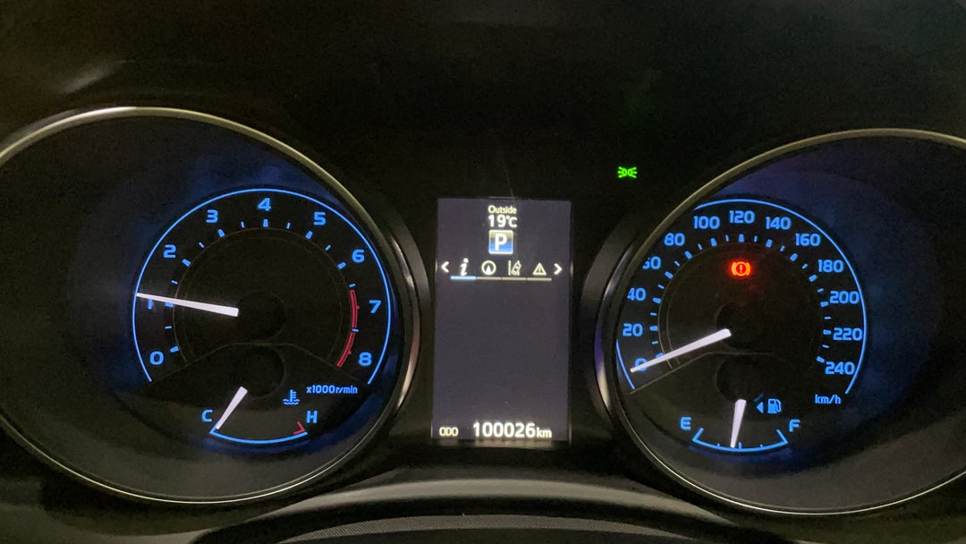 2017 Toyota Corolla Zr, Automatic, 100026 km, Odometer View