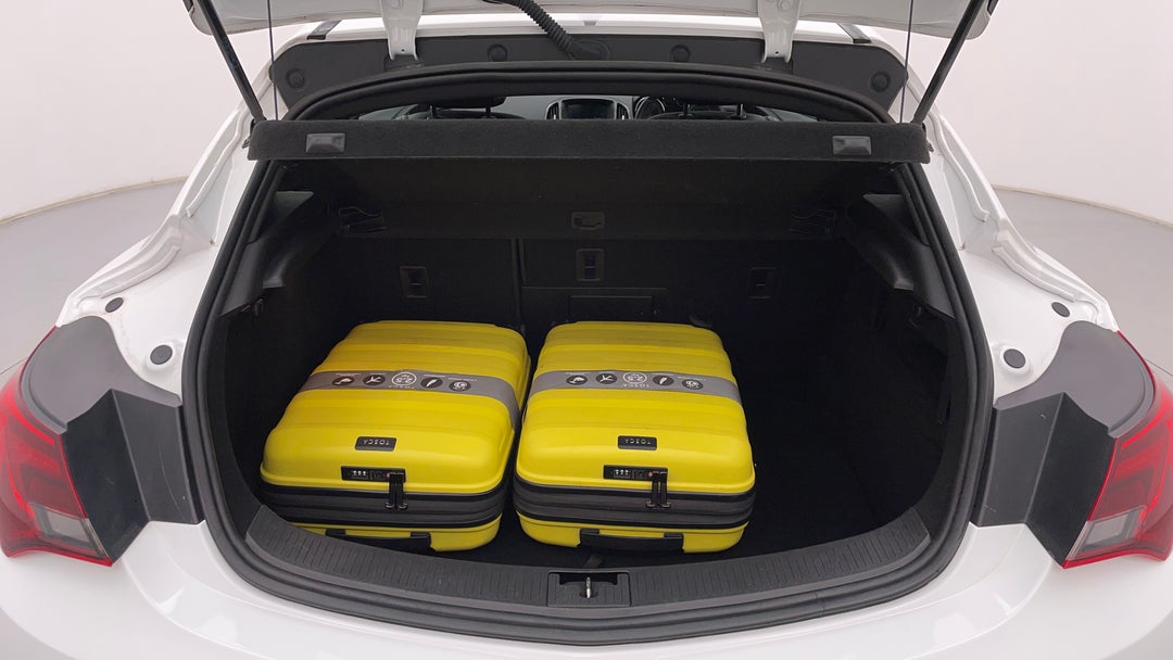 Boot Inside View with Luggage