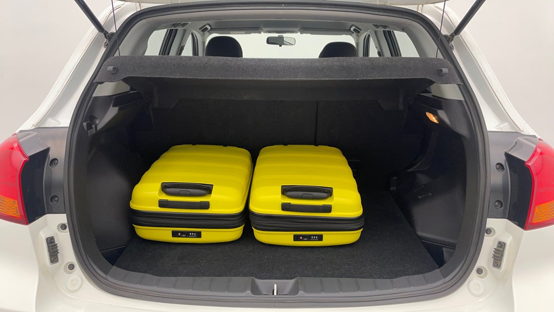 Boot Inside View with Luggage