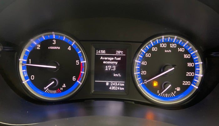2017 Maruti S Cross ALPHA 1.6, Diesel, Manual, 43,502 km, Odometer View