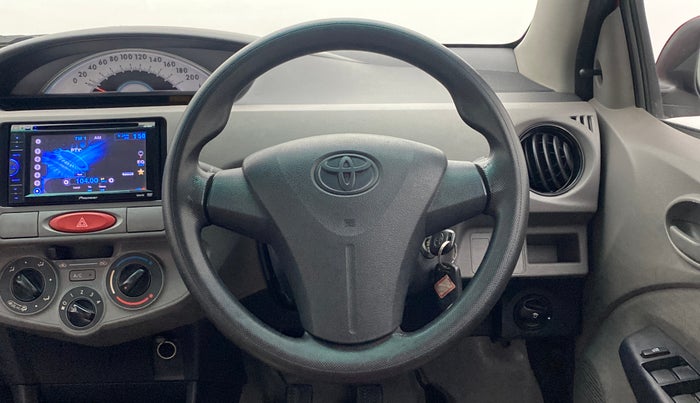 2011 Toyota Etios Liva G, Petrol, Manual, 68,155 km, Steering Wheel Close Up
